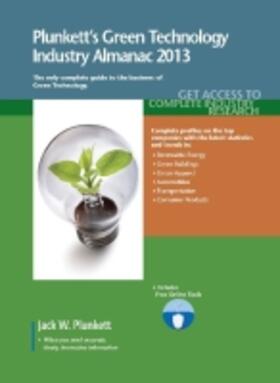 Plunkett |  Plunkett's Green Technology Industry Almanac 2013 | Buch |  Sack Fachmedien