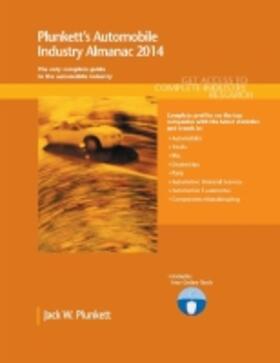 Plunkett |  Plunkett's Automobile Industry Almanac 2014 | Buch |  Sack Fachmedien