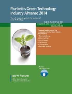 Plunkett |  Plunkett's Green Technology Industry Almanac 2014 | Buch |  Sack Fachmedien