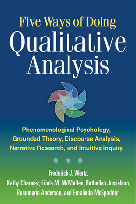 Wertz / McSpadden / Charmaz |  Five Ways of Doing Qualitative Analysis | Buch |  Sack Fachmedien