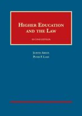 Areen |  Higher Education and the Law | Buch |  Sack Fachmedien