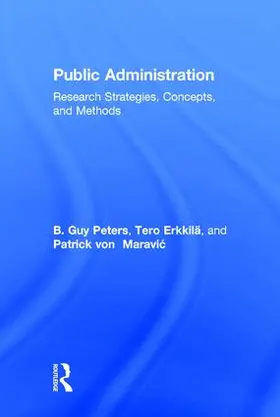 Peters / Erkkilä / Maravi¿ |  Public Administration | Buch |  Sack Fachmedien