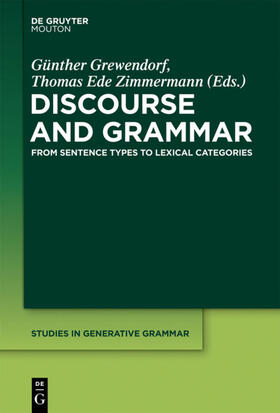 Grewendorf / Zimmermann |  Discourse and Grammar | eBook | Sack Fachmedien