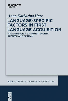 Harr |  Language-Specific Factors in First Language Acquisition | Buch |  Sack Fachmedien