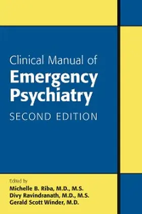 Riba / Ravindranath / Winder |  Clinical Manual of Emergency Psychiatry | eBook | Sack Fachmedien