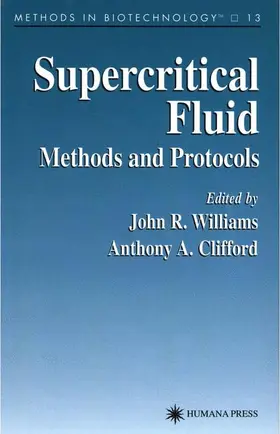 Williams / Clifford |  Supercritical Fluid Methods and Protocols | Buch |  Sack Fachmedien