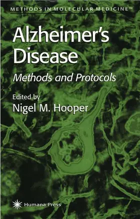 Hooper |  Alzheimer's Disease | Buch |  Sack Fachmedien