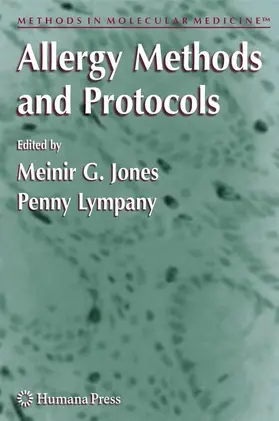 Jones / Lympany |  Allergy Methods and Protocols | Buch |  Sack Fachmedien