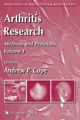 Cope |  Arthritis Research | Buch |  Sack Fachmedien