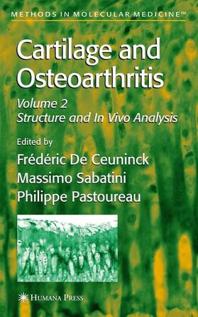 De Ceuninck / Pastoureau / Sabatini |  Cartilage and Osteoarthritis | Buch |  Sack Fachmedien