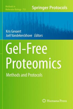 Gevaert / Vandekerckhove |  Gel-Free Proteomics | Buch |  Sack Fachmedien