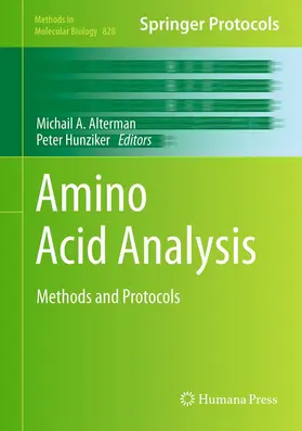 Hunziker / Alterman |  Amino Acid Analysis | Buch |  Sack Fachmedien