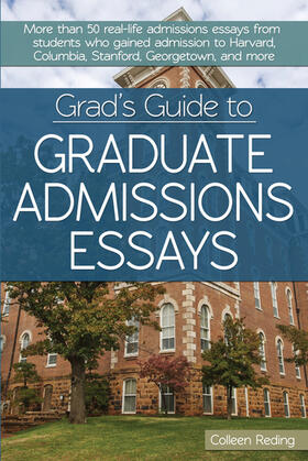 Reding |  Grad's Guide to Graduate Admissions Essays | Buch |  Sack Fachmedien