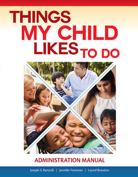 Renzulli / Foreman / Brandon |  Things My Child Likes to Do Administration Manual | Buch |  Sack Fachmedien