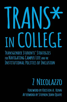 Nicolazzo |  Trans* in College | Buch |  Sack Fachmedien