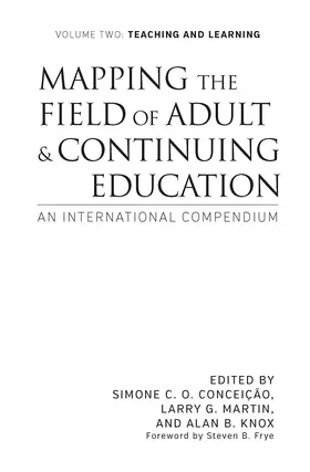 Knox / Conceição / Martin |  Mapping the Field of Adult and Continuing Education | Buch |  Sack Fachmedien