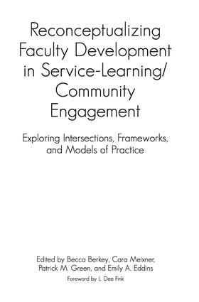 Berkey / Eddins Rountree / Green |  Reconceptualizing Faculty Development in Service-Learning/Community Engagement | Buch |  Sack Fachmedien