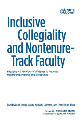 Haviland / Alleman / Cliburn Allen |  Inclusive Collegiality and Nontenure-Track Faculty | Buch |  Sack Fachmedien