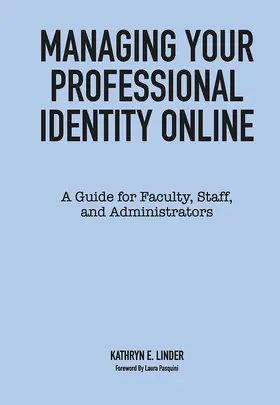 Linder |  Managing Your Professional Identity Online | Buch |  Sack Fachmedien