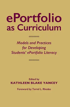 Yancey |  ePortfolio as Curriculum | Buch |  Sack Fachmedien