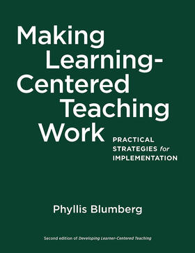 Blumberg |  Making Learning-Centered Teaching Work | Buch |  Sack Fachmedien