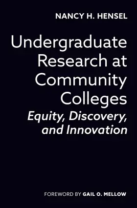 Hensel |  Undergraduate Research at Community Colleges | Buch |  Sack Fachmedien