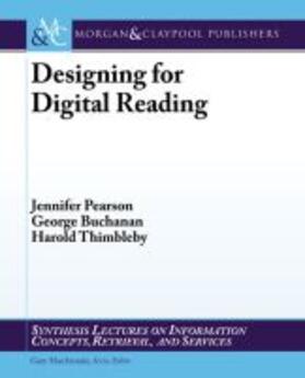  DESIGNING FOR DIGITAL READING | Buch |  Sack Fachmedien