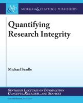  QUANTIFYING RESEARCH INTEGRITY | Buch |  Sack Fachmedien