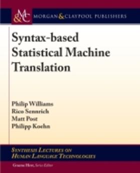  SYNTAX-BASED STATISTICAL MACHI | Buch |  Sack Fachmedien