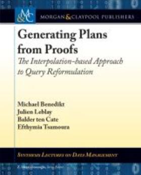 GENERATING PLANS FROM PROOFS | Buch | 978-1-62705-954-1 | sack.de