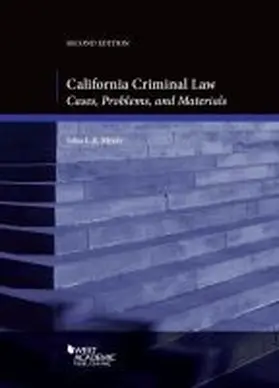 Myers |  California Criminal Law | Buch |  Sack Fachmedien