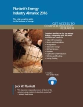 Plunkett |  Plunkett's Energy Industry Almanac 2016 | Buch |  Sack Fachmedien