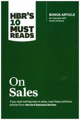 Review / Kotler / Zoltners |  Hbr's 10 Must Reads on Sales (with Bonus Interview of Andris Zoltners) (Hbr's 10 Must Reads) | Buch |  Sack Fachmedien