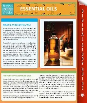 Publishing |  Essential Oils (Speedy Study Guides) | eBook | Sack Fachmedien