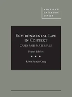 Craig |  Environmental Law in Context | Buch |  Sack Fachmedien