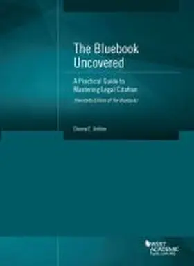 Anthon |  The Bluebook Uncovered | Buch |  Sack Fachmedien