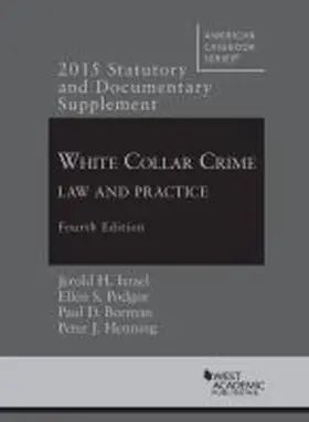 Israel |  Statutory and Documentary Supplement to White Collar Crime | Buch |  Sack Fachmedien