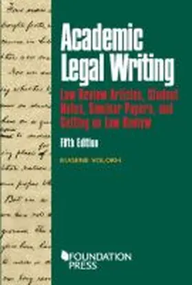 Volokh |  Academic Legal Writing | Buch |  Sack Fachmedien