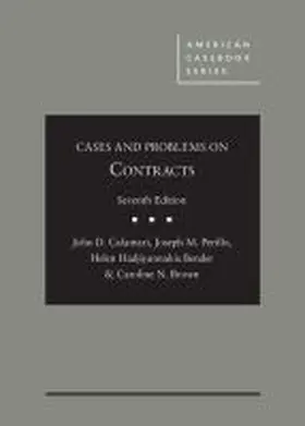 Calamari |  Cases and Problems on Contracts | Buch |  Sack Fachmedien