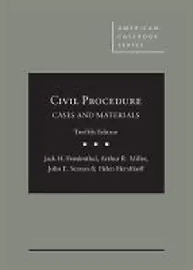 Friedenthal |  Civil Procedure: Cases and Materials | Buch |  Sack Fachmedien