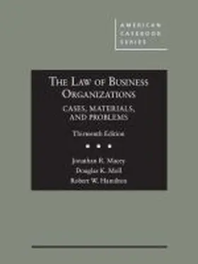 Macey |  The Law of Business Organizations, Cases, Materials, and Problems | Buch |  Sack Fachmedien