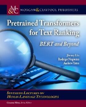 Lin / Nogueira / Yates |  Pretrained Transformers for Text Ranking | eBook | Sack Fachmedien