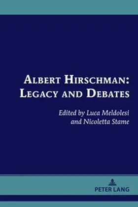  Albert Hirschman: Legacy and Debates | Buch |  Sack Fachmedien