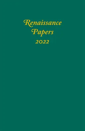 Pearce / Risvold |  Renaissance Papers 2022 | Buch |  Sack Fachmedien