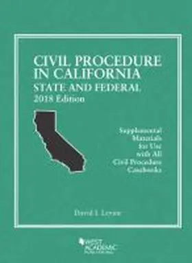 Levine |  Civil Procedure in California | Buch |  Sack Fachmedien