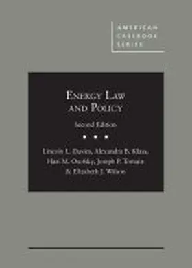 Davies |  Energy Law and Policy | Buch |  Sack Fachmedien