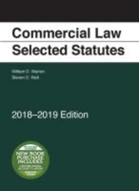 Warren |  Commercial Law, Selected Statutes 2018-2019 Edition | Buch |  Sack Fachmedien