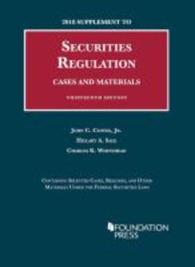 Jr |  Securities Regulation, 2018 Case Supplement | Buch |  Sack Fachmedien