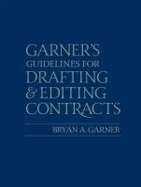  Guidelines for Drafting and Editing Contracts | Buch |  Sack Fachmedien