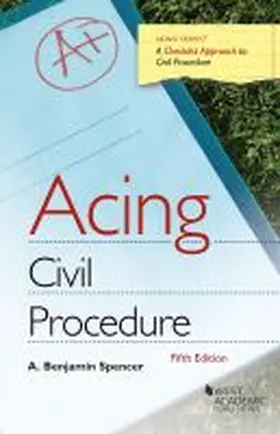  Acing Civil Procedure | Buch |  Sack Fachmedien